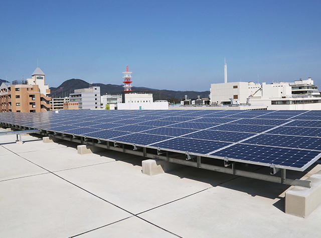 Solar panels at our headquarters and branches